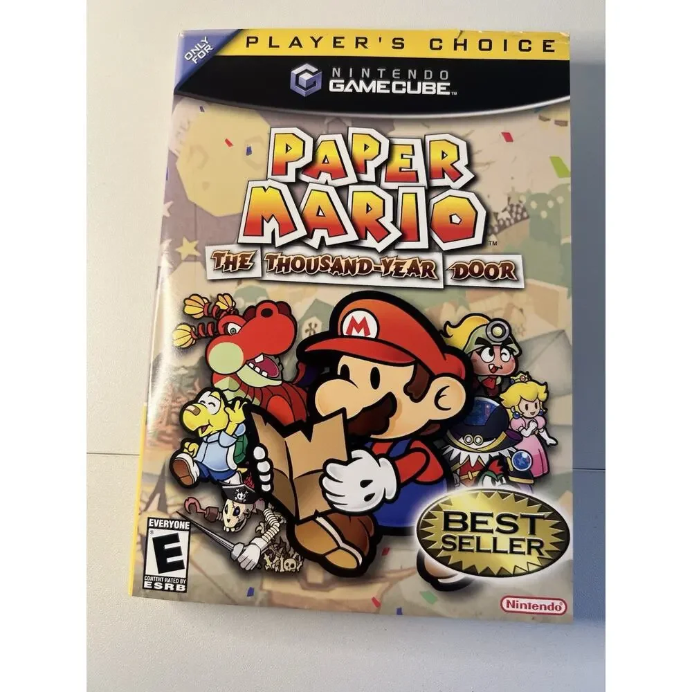 Paper Mario: The Thousand Year Door (Players Choice GameCube) CASE ONLY NO GAME!
